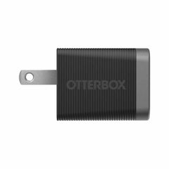 OtterBox Premium Pro Wall Charger 30W GaN PD/PPS USB-C Black w/ Foldable Prongs