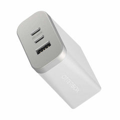 OtterBox Premium Pro Wall Charger 72W PD/PPS 2-Port USB-C & USB-A White w/ Foldable Prongs