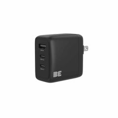 Blu Element Wall Charger 3 Port 65W Power Delivery 2USB-C and USB-A Black Matte