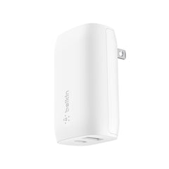 Belkin BoostCharge Wall Charger 37W PPS 2-Ports USB-C/ USB-A White