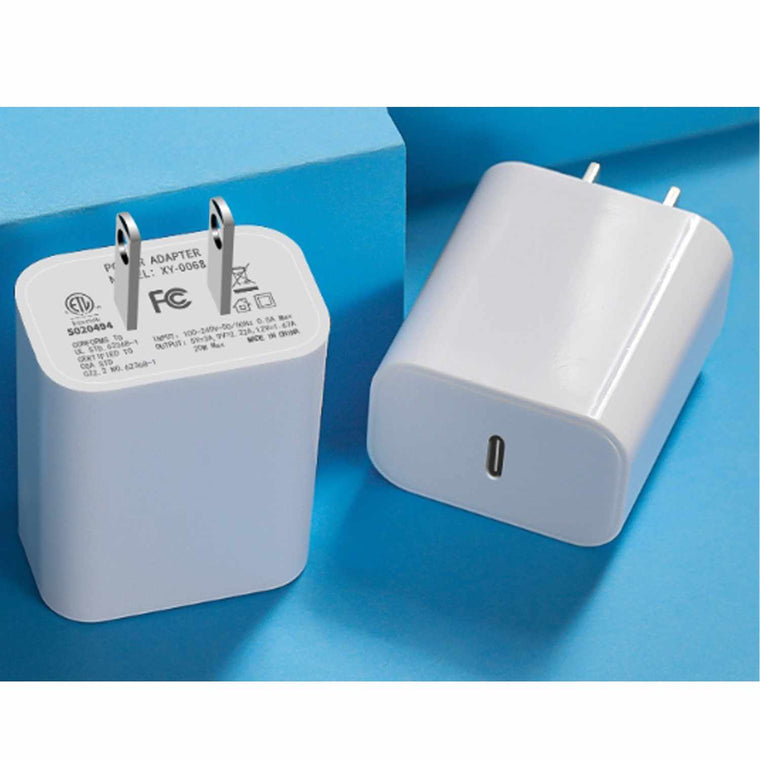 XYCGPD20W0068WHT PD 20W Charger with Type-C Port White