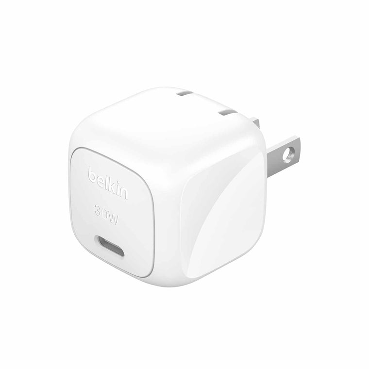 Belkin BoostCharge Compact Wall Charger 30W PPS USB-C White