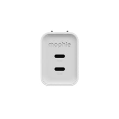 mophie Wall Charger 70W PD 2-Port USB-C White