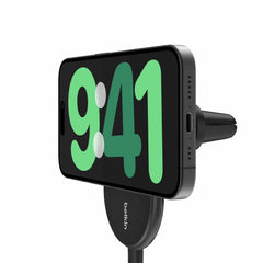 Belkin BoostCharge Magnetic Wireless Car Charger Vent Mount 10W Black