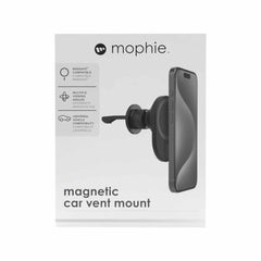 mophie Magnetic Vent Mount for Qi-enabled Devices Black