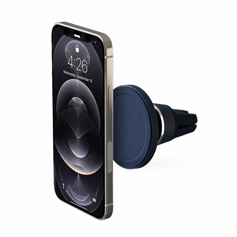 iOttie Velox Mini MagSafe Compatible Magnetic Air Vent Mount Blue with Adapter Ring