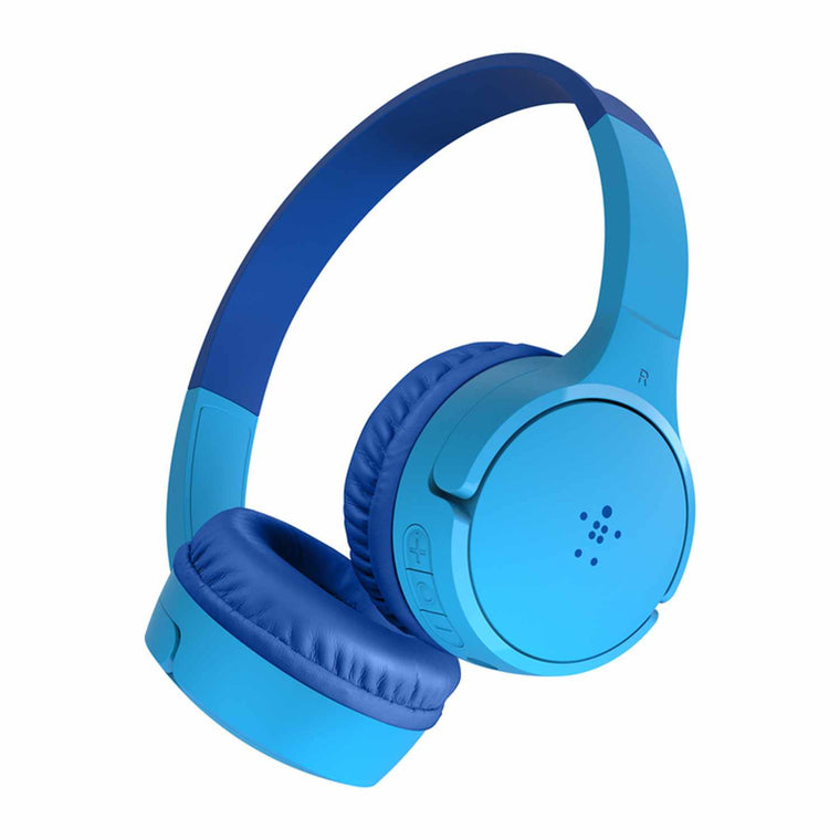 Belkin SoundForm Mini Wireless On-Ear Headphones for Kids Blue