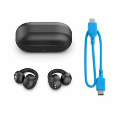JLab Flex True Wireless Open Earbuds Black