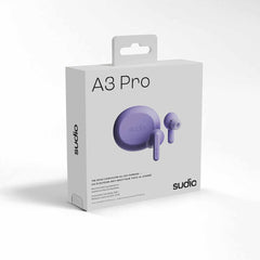 Sudio A3 Pro ANC Wireless Earbuds Purple