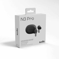 Sudio N3 Pro ANC Wireless Earbuds Black