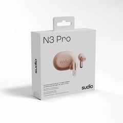 Sudio N3 Pro ANC Wireless Earbuds Pink