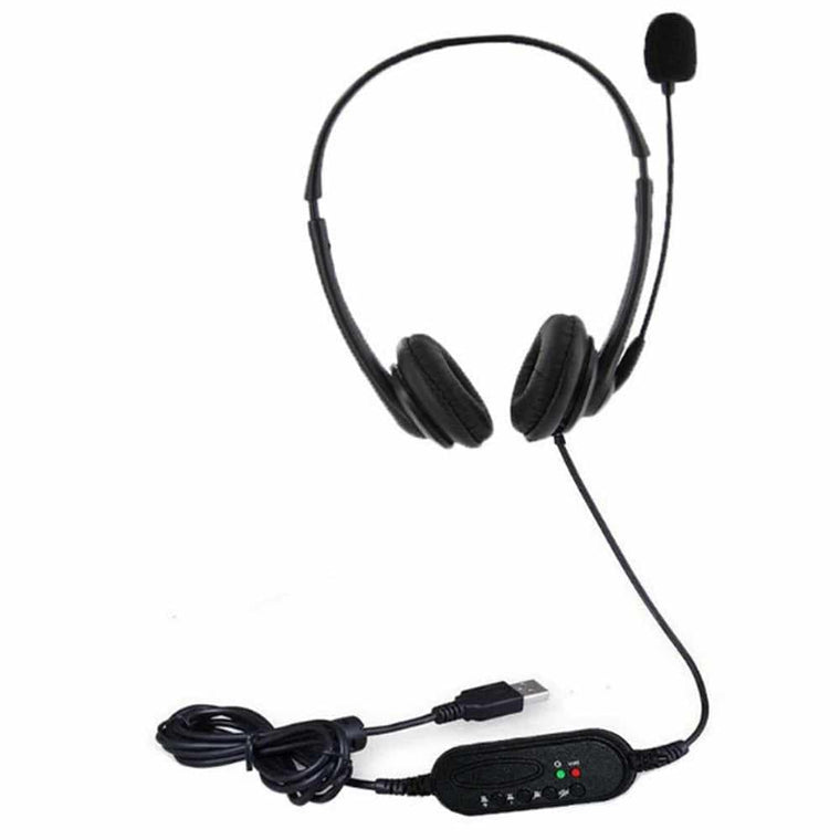 XSSADHT102U Overhead Earphone w/Microphone Black
