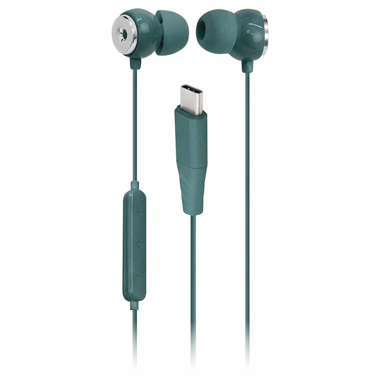 Helix/Retrak AudioForce SE USB-C Earbuds Teal