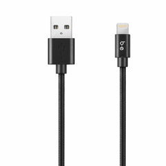 Blu Element Braided Charge/Sync Lightning to USB-A Cable 4ft Black