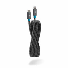 Nimble PowerKnit USB-C to Lightning 6ft 60W Power Delivery Fast Charge Cable Space Gray (Made from Certified Recyced Plastic and Aluminium)