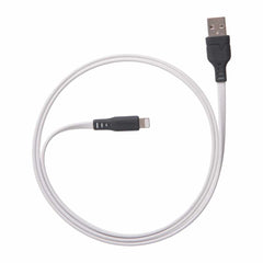 Ventev Charge/Sync Flat Lightning Cable 3.3ft White