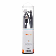 Ventev ChargeSync Flat Micro USB Cable 6ft Gray