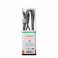 Ventev ChargeSync Alloy USB-C Cable 4ft Steel