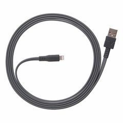 Ventev USB-A to Lightning Coiled Cable 6ft Grey