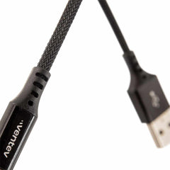 Ventev ChargeSync Alloy Lightning Cable 4ft Black