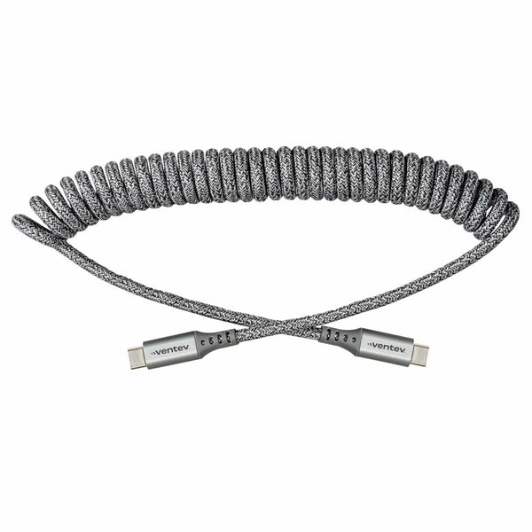 Ventev USB-C to USB-C Cable 3ft Gray