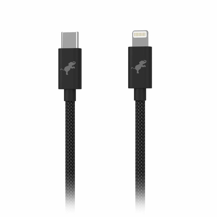 Nimble PowerKnit 1 meter USB-C to Lightning Black