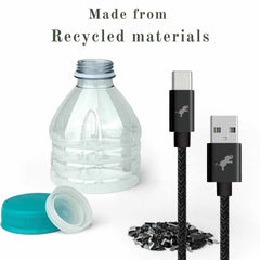 Nimble PowerKnit 1 meter USB-A to USB-C Black