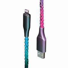 Helix/Retrak Lucid Charge LED Lightning Cable Multi-Color