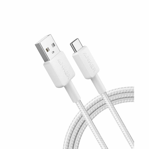 Anker USB-A to USB-C Braided Cable 3ft  White