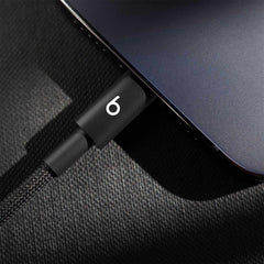 Beats by Dre USB-C to Lightning Woven Cable 5ft Bolt Black