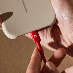 Beats by Dre USB-C to USB-C Woven Cable 5ft Rapid Red