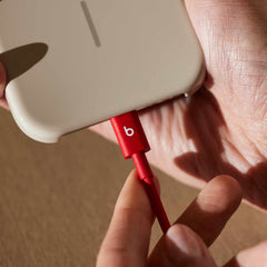 Beats by Dre USB-C to USB-C Woven Cable 5ft Rapid Red