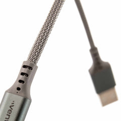 Ventev USB-C to USB-C 10f Cable Steel