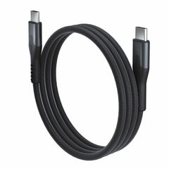 Blu Element SelfCoil Magnetic Cable USB-C to USB-C 4ft 100W Black