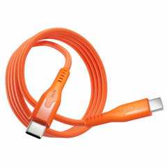 Statik MagStack Pro Charge/Sync Magnetic Cable USB-C to USB-C 4ft Orange