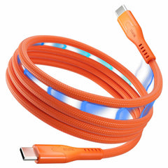 Statik MagStack Pro Charge/Sync Magnetic Cable USB-C to USB-C 6ft Orange