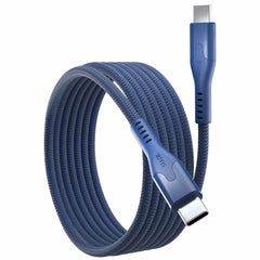 Statik MagStack Pro Charge/Sync Magnetic Cable USB-C to USB-C 4ft Navy