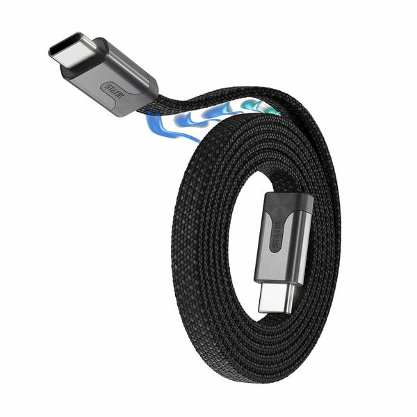 Statik MagStack Slim Pro Charge/Sync Cable USB-C to USB-C 4ft Black