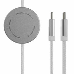 Statik MagStack Duo Apple Watch Charger and Charge/Sync Cable USB-C 5 ft White