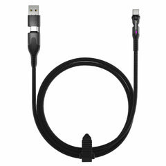 Statik PowerPivot Pro Nylon Braided Charge/Sync Cable USB-C to USB-C 6ft Black