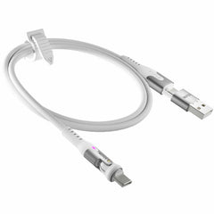 Statik PowerPivot Pro Nylon Braided Charge/Sync Cable USB-C to USB-C 6ft White