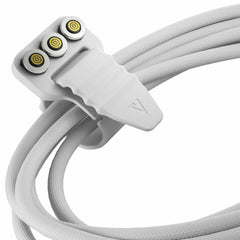 Statik 360 Pro Universal Magnetic Charge/Sync Cable 6.6 ft White