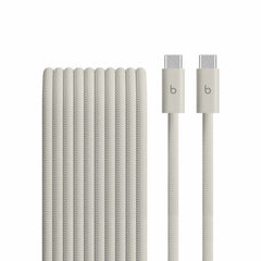 Beats by Dre USB-C to USB-C 240W Braided Cable (3m/10ft) Surge Stone