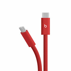 Beats by Dre USB-C to USB-C 240W Braided Cable (3m/10ft) Rapid Red