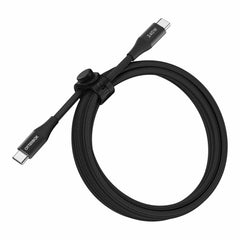 OtterBox Premium Braided 240W USB-C to USB-C 6ft Cable Black