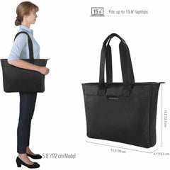 Everki Business Women’s Slim Laptop Tote Black up to 15.6 inch