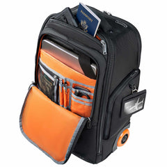 Everki Wheeled 123 Laptop Backpack Changeable Wheels Black
