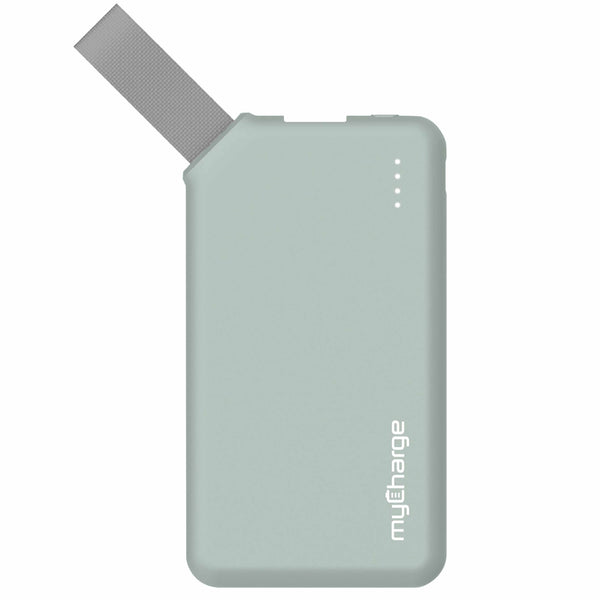 myCharge Go Mini Powerbank with Fabric Loop 2600 mAh Green