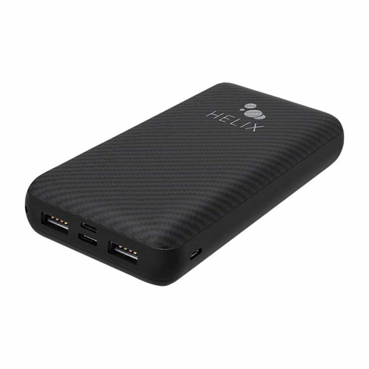Helix/Retrak TurboVolt+ Power Bank 20000 mAh with USB-A and USB-C Ports Black