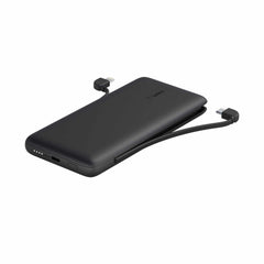 Belkin BoostCharge Plus Power Bank 10.000 mAh with integrated USB-C and Lightning cable Black